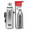 Milton Hot and Cold Water Bottle Thermosteel Duo DLX 1800 Steel Plain 1700 ML