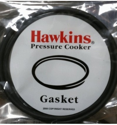 Hawkins B10-09 Gasket for 3.5 to 8-Liter Pressure Cooker Sealing Ring, Medium, Black by Hawkins