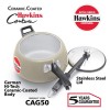 Hawkins Ceramic Coated Contura Pressure Cooker, 5L(Apple Green)
