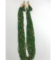 Multi layer green sea bead