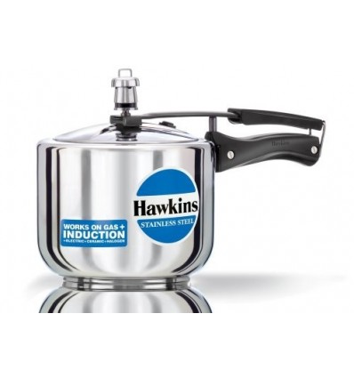 Hawkins Model B-33 3 L Tall Stainless Steel Pressure Cooker, Small, Silver