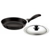 Hawkins Futura Non-Stick Frying Pan With Steel Lid, 22cm Black