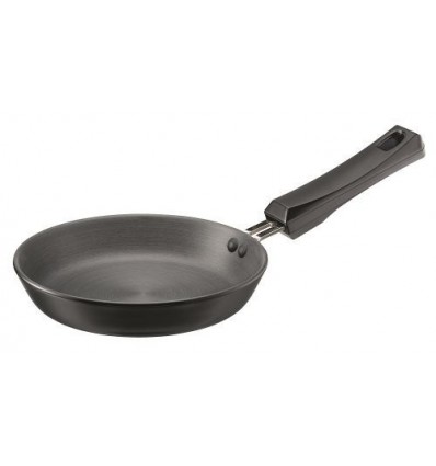 Hawkins Futura Hard Anodised Frying Pan, 18cm Black