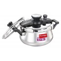Prestige Clip On Stainless Steel Handi Pressure Cooker with Glass Lid, 5 Litres