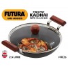 Hawkins Futura Fish Fry Kadhai with Glass lid 2.5 ltr