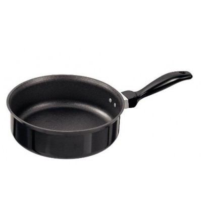 Hawkins Futura Non-Stick Saute' Curry Pan, 2 Litres Black