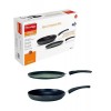 Prestige Omega Select Plus Twin Pack Of Cookware Set Including Professional Non Stick Pre-Seasoned Round Griddle Tava and Fry Pa